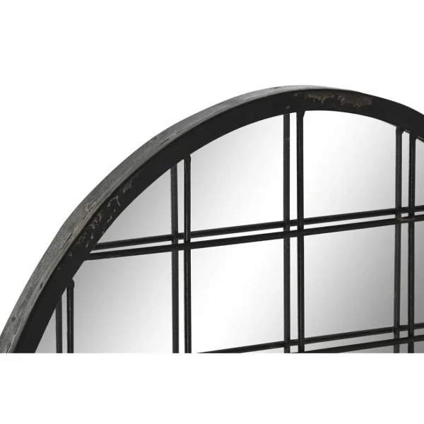 mode Miroir Mural DKD Home Decor Noir Métal (47,5 X 2,3 X 70 Cm) 4