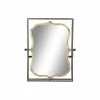 Miroir Mural DKD Home Decor Noir Métal Doré (51.5 X 12 X 65 Cm) site soldes 11