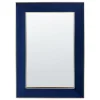 Beliani Miroir Mural En Velours Bleu 50 X 150 Cm LAUTREC en promotion 14