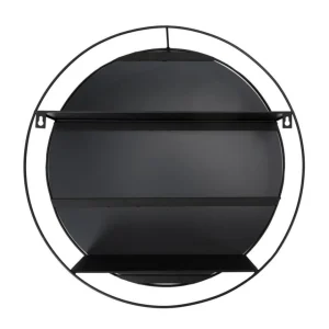 ultratendance Paris Prix Miroir Mural & Étagère Design Filaire 45cm Noir 7