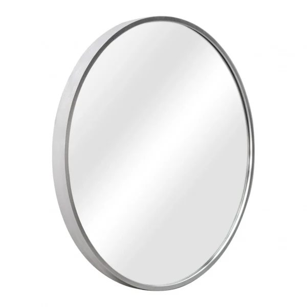 magasin pas cher Miroir Mural Modugno Rond Diamètre 40 Cm Argenté [en.casa] 1