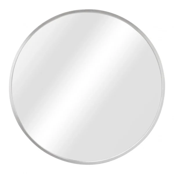 magasin pas cher Miroir Mural Modugno Rond Diamètre 40 Cm Argenté [en.casa] 4