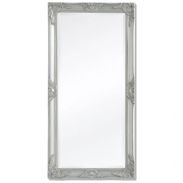 SANS MARQUE Miroir Mural Style Baroque 120 X 60 Cm Argenté – Argent online boutique 5