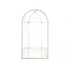 grande popularité Vente-unique Miroir Fenêtre Vintage En Métal PALMYRE – L. 80 X H. 150 Cm -Doré A… 19