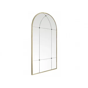 grande popularité Vente-unique Miroir Fenêtre Vintage En Métal PALMYRE – L. 80 X H. 150 Cm -Doré A… 11