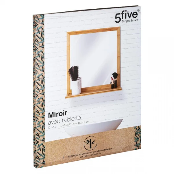 vente en ligne pas cher Five Simply Smart Miroir Rect Tablette 4