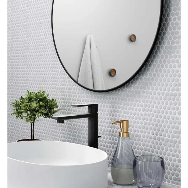 Pas Cher Magasin Soldes Umbra Miroir Rond En Métal 86 Cm Hubba Titane. 3