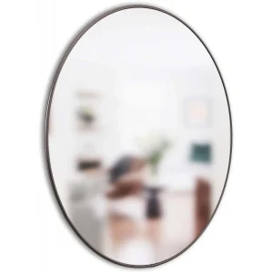 Pas Cher Magasin Soldes Umbra Miroir Rond En Métal 86 Cm Hubba Titane. 12