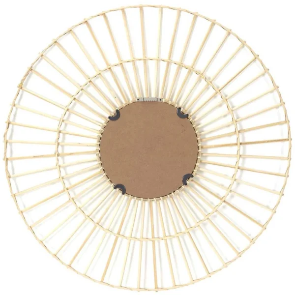 The Home Deco Factory Miroir Rond En Rotin 75 Cm Sun. fashioniable 4