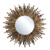 mode MACABANE Miroir Rond Soleil Bois Nature Branches – CLEA 19