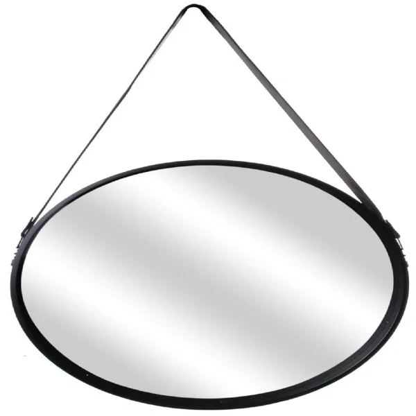 Paris Prix Miroir Rond Design Barbier 50cm Noir boutique en ligne 1