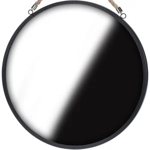 Other Miroir Rond Sur Fil Noir Loft 41 Cm Promotio de vente 10