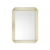 Vente-unique Miroir Art Déco En Métal SAMBA – L.80 X H. 110 Cm – Doré Paris 19