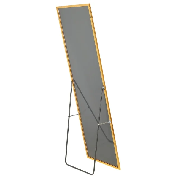 soldes Beliani Miroir Sur Pied Doré 57 X 170 Cm BEAUVAIS 5