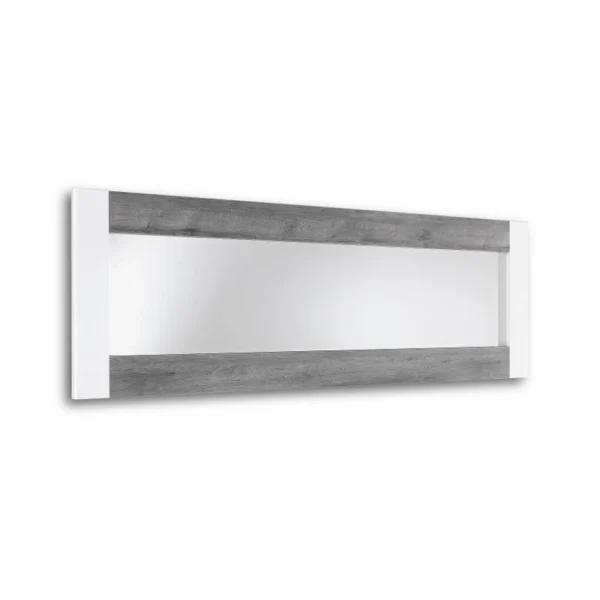 en ligne vente Modern Living Miroir VERTIGO Blanc/chêne Gris 1