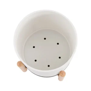 grande surprise Kokoon Design Pot De Fleur ZINNIA BLANC 10