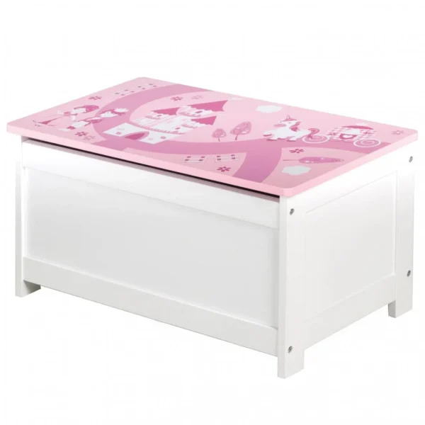 Roba Coffre à Jouets Crown Rose 60x32x30 Cm MDF pas cher 1