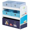 boutique en ligne france Roba Unité De Rangement Pour Jouets Racer Bleu 63,5x30x60 Cm MDF 11