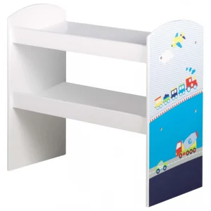 boutique en ligne france Roba Unité De Rangement Pour Jouets Racer Bleu 63,5x30x60 Cm MDF 6