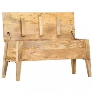 design à la mode VidaXL Boîte De Rangement 99x35x48 Cm Bois De Manguier Solide 13