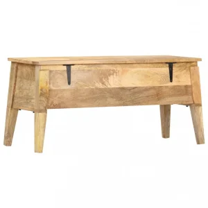 design à la mode VidaXL Boîte De Rangement 99x35x48 Cm Bois De Manguier Solide 15