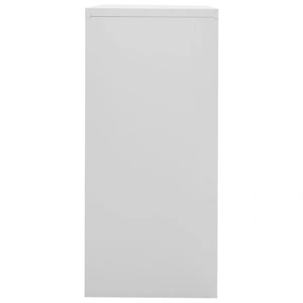 meilleure qualité VidaXL Classeur Gris Clair 90x46x103 Cm Acier 4