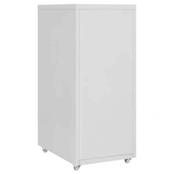 VidaXL Classeur Mobile Gris 28x41x69 Cm Métal meilleur service 5