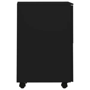 VidaXL Classeur Mobile Noir 39x45x67 Cm Acier achetez 13