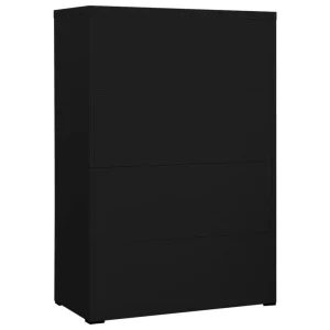 VidaXL Classeur Noir 90x46x134 Cm Acier france en ligne 15