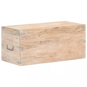 VidaXL Coffre 90x40x40 Cm Bois D’acacia Solide magasins pas chers 15