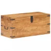 en ligne officielle VidaXL Coffre 90x40x40 Cm Bois D’acacia Solide 5