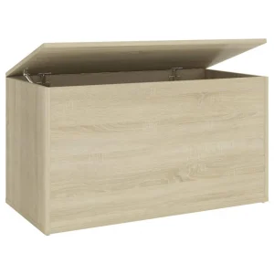 VidaXL Coffre De Rangement Chêne Sonoma 84x42x46 Cm Bois D’ingénieri… magasins pas chers 9