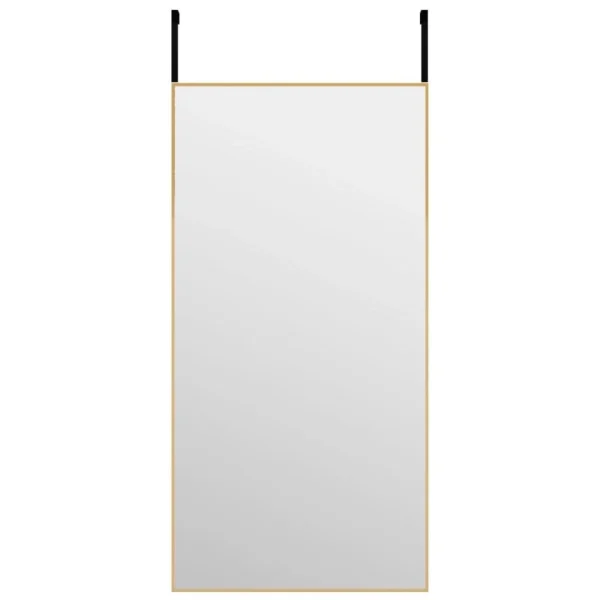 VidaXL Miroir De Porte Doré 40×80 Cm Verre Et Aluminium soldes de Noël 3