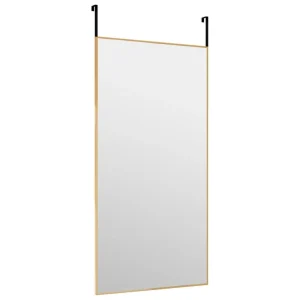 VidaXL Miroir De Porte Doré 40×80 Cm Verre Et Aluminium soldes de Noël 10