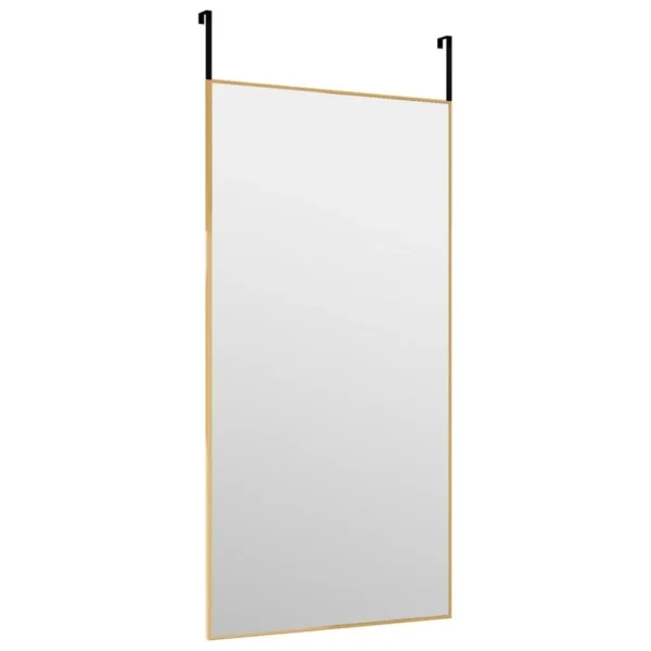 VidaXL Miroir De Porte Doré 40×80 Cm Verre Et Aluminium soldes de Noël 4