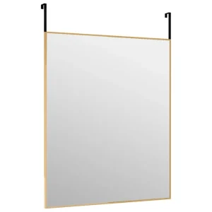 VidaXL Miroir De Porte Doré 50×60 Cm Verre Et Aluminium Retour gratuit en magasin. 10