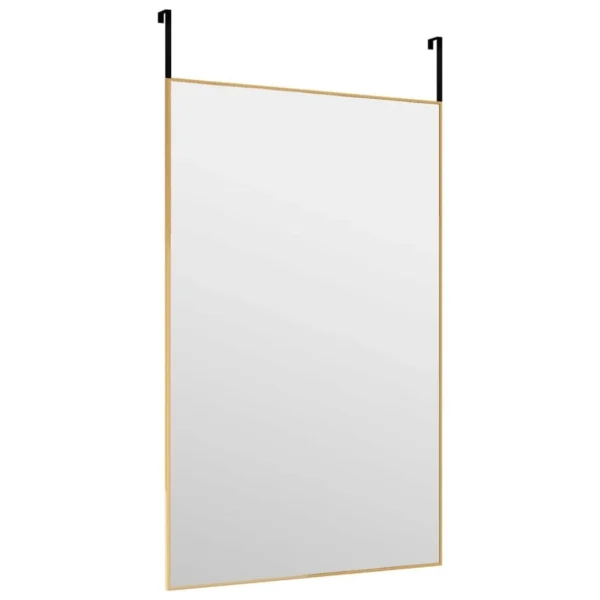 VidaXL Miroir De Porte Doré 50×80 Cm Verre Et Aluminium soldes luxe 4