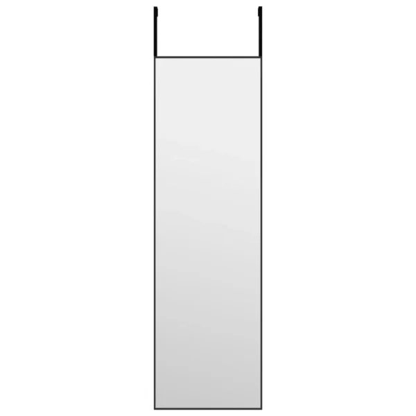 en promotion VidaXL Miroir De Porte Noir 30×100 Cm Verre Et Aluminium 3