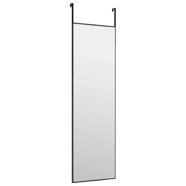 en promotion VidaXL Miroir De Porte Noir 30×100 Cm Verre Et Aluminium 4