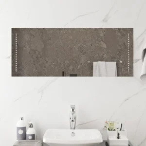 marque pas cher VidaXL Miroir De Salle De Bain à LED 100×40 Cm 9