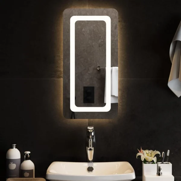 VidaXL Miroir De Salle De Bain à LED 30×60 Cm De Qualité 1