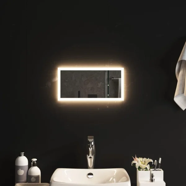 VidaXL Miroir De Salle De Bain à LED 40×20 Cm vente pas cher en ligne 1