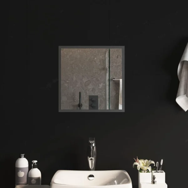 VidaXL Miroir De Salle De Bain à LED 40×40 Cm dernières 3