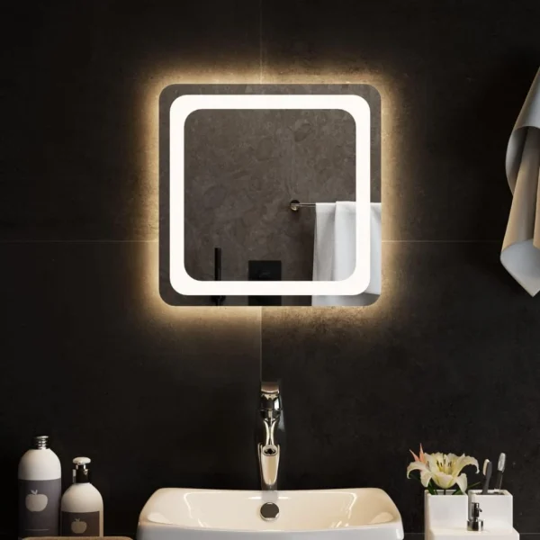 VidaXL Miroir De Salle De Bain à LED 40×40 Cm boutique paris 1