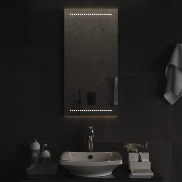 meilleure qualité VidaXL Miroir De Salle De Bain à LED 40×80 Cm 3