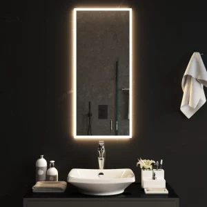 achat pas cher VidaXL Miroir De Salle De Bain à LED 40×90 Cm 9