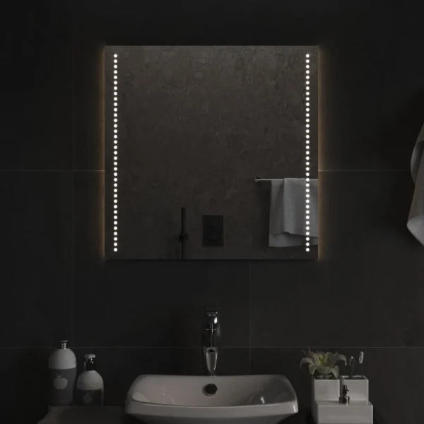 france VidaXL Miroir De Salle De Bain à LED 60×60 Cm 1