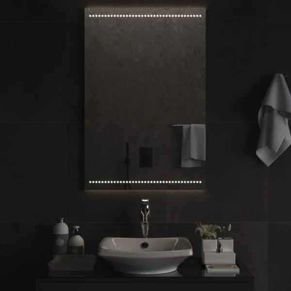 VidaXL Miroir De Salle De Bain à LED 60×90 Cm à prix promos 3