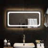 à prix très bas VidaXL Miroir De Salle De Bain à LED 80×40 Cm 14