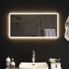 VidaXL Miroir De Salle De Bain à LED 80×40 Cm luxe soldes 14